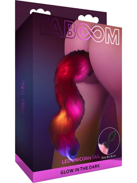 Taboom: Butt Plug with LED Unicorn Tail