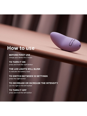 LELO: Lily 3, Klitorisvibrator, mörklila