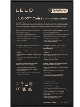 LELO: Dot Cruise, Pinpoint Klitorisvibrator, peach