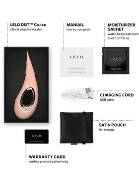LELO: Dot Cruise, Pinpoint Klitorisvibrator, peach