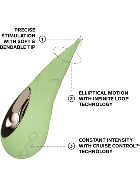 LELO: Dot Cruise, Pinpoint Klitorisvibrator, grön