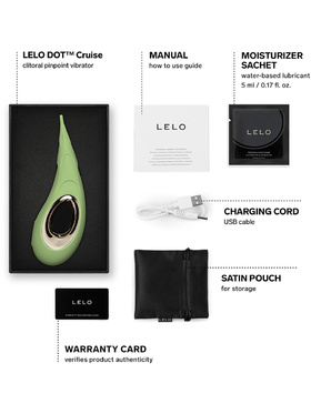 LELO: Dot Cruise, Pinpoint Klitorisvibrator, grön