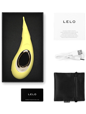 LELO: Dot Cruise, Pinpoint Klitorisvibrator, gul