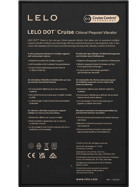 LELO: Dot Cruise, Pinpoint Klitorisvibrator, gul