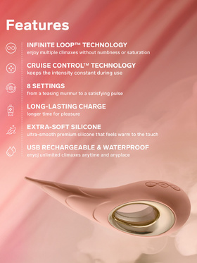 LELO: Dot Cruise, Pinpoint Klitorisvibrator, gul