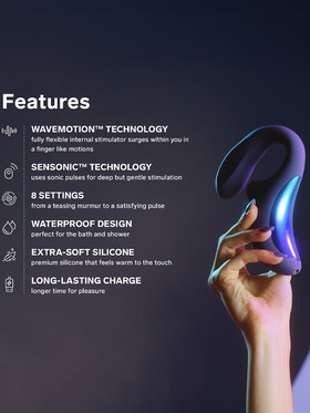 LELO: Enigma Wave, Trippelstimulerande Vibrator, svart