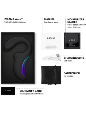 LELO: Enigma Wave, Trippelstimulerande Vibrator, svart