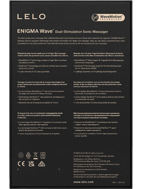 LELO: Enigma Wave, Trippelstimulerande Vibrator, svart