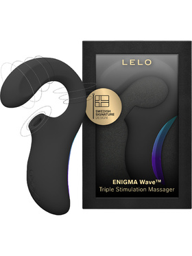 LELO: Enigma Wave, Trippelstimulerande Vibrator, svart
