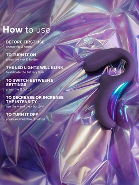 LELO: Enigma Wave, Trippelstimulerande Vibrator, svart