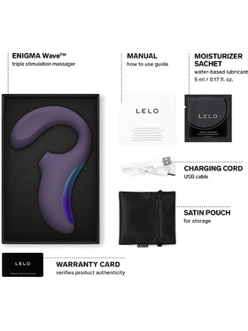 LELO: Enigma Wave, Trippelstimulerande Vibrator, lila