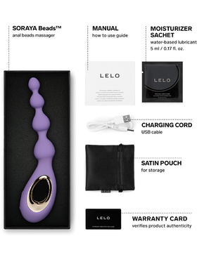 LELO: Soraya Beads, Vibrerande Analkulor, lila