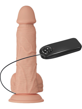 Beautiful Bahamut: Glide & Slide-Skin Vibrating Dildo, 22 cm