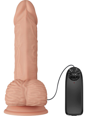 Beautiful Catoblepas: Glide & Slide-Skin Vibrating Dildo, 21 cm