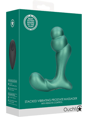 Ouch!: Stacked Vibrating Prostate Massager with Remote