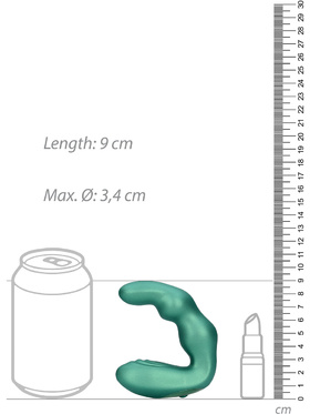 Ouch!: Bent Vibrating Prostate Massager with Remote