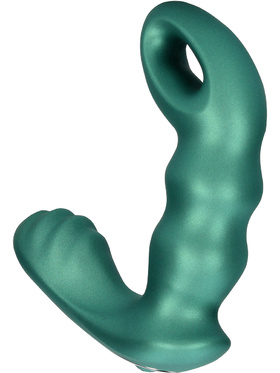 Ouch!: Beaded Vibrating Prostate Massager with Remote