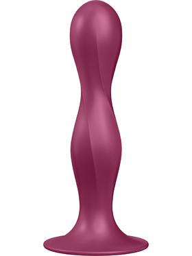 Satisfyer: Double Ball-R, Weighted Dildo, röd