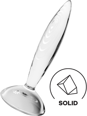Satisfyer: Sparkling Crystal, Glass Dildo, transparent