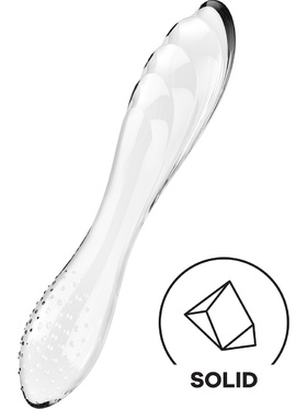 Satisfyer: Dazzling Crystal 1, Glass Dildo, transparent