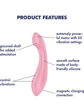 Satisfyer: G-Force, G-Spot Vibrator, rosa