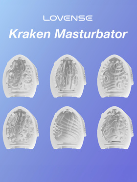 Lovense: Kraken, Soft Stretchy Masturbator, 6-pack