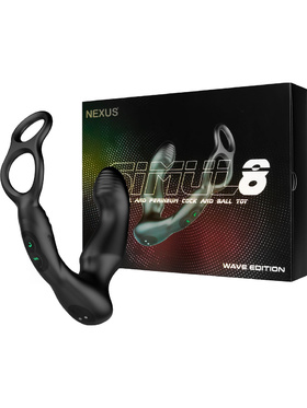 Nexus: Simul8, Dual Anal & Perineum Cock & Ball Toy, Wave Edition