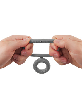 Shaft: Model D Double C-Ring, Size 2 (Medium), grå