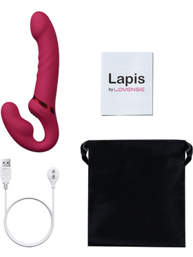 Lovense: Lapis, Bluetooth Vibrating Strapless Strap-on Dildo