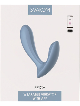 Svakom: Erica, Wearable Vibrator with App, blå