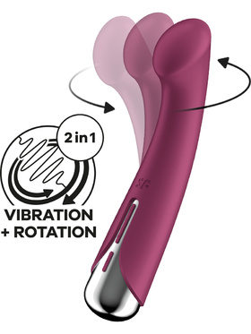 Satisfyer: Spinning G-Spot 1, Rotating Vibrator, röd