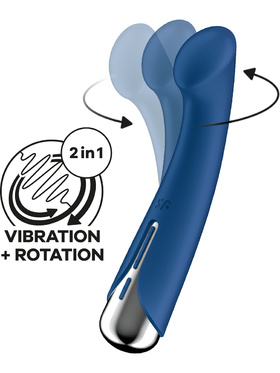 Satisfyer: Spinning G-Spot 1, Rotating Vibrator, blå