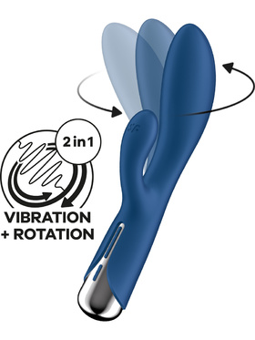 Satisfyer: Spinning Rabbit 1, Rotating Vibrator, blå
