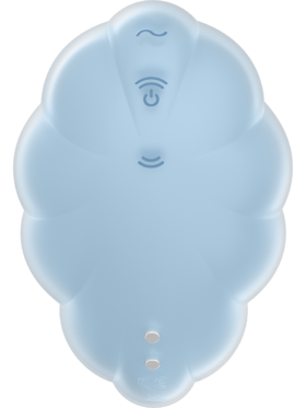 Satisfyer: Cloud Dancer, Double Air Pulse Vibrator, blå