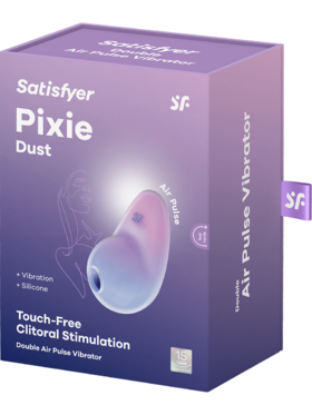 Satisfyer: Pixie Dust, Double Air Pulse Vibrator, lila/rosa