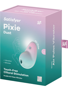Satisfyer: Pixie Dust, Double Air Pulse Vibrator, mint/rosa