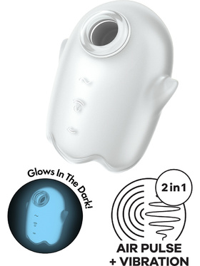 Satisfyer: Glowing Ghost, Double Air Pulse Vibrator, vit