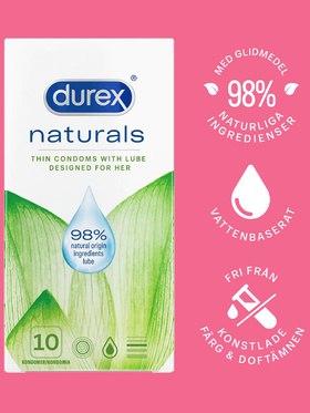Durex: Naturals Condoms, 10-pack