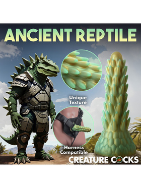 Creature Cocks: Stegosaurus, Spiky Reptile Silicone Dildo