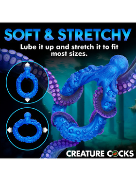 Creature Cocks: Poseidons Octo-Ring, Silicone Cock Ring