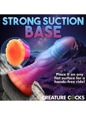 Creature Cocks: Galactic Cock, Alien Glow Silicone Dildo