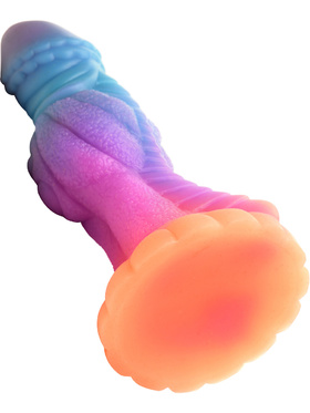 Creature Cocks: Galactic Cock, Alien Glow Silicone Dildo