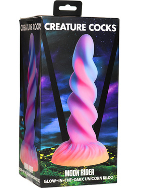 Creature Cocks: Moon Rider, Glow In The Dark Unicorn Dildo