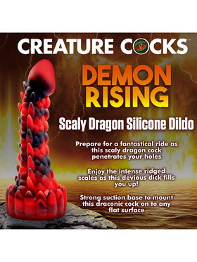 Creature Cocks: Demon Rising, Scaly Dragon Silicone Dildo