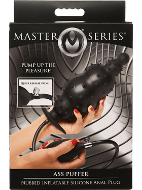 XR Master Series: Ass Puffer, Nubbed Inflatable Anal Plug