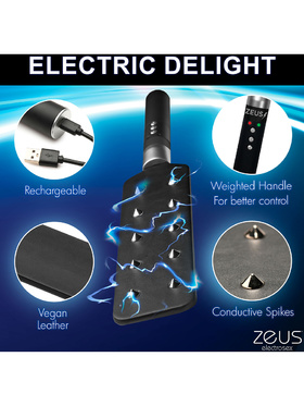 Zeus Electrosex: E-Stim Spiked Paddle