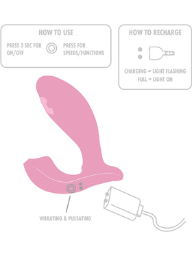 Urban by Toy Joy: Flamengo, Pulsating G-Spot Vibrator