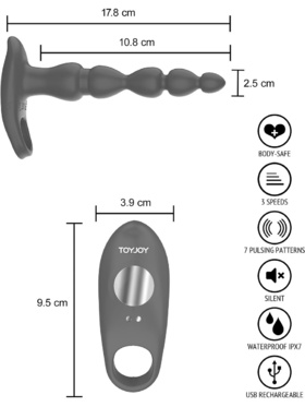 Urban by Toy Joy: Elixer, Vibrating Double Penetrator