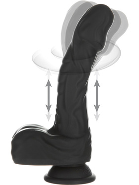 Naked Addiction: Rotating & Thrusting Vibrating Dong, 23 cm