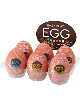 Tenga Egg: Stronger, Hard Boiled Package II, 6-pack